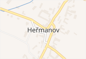 Heřmanov v obci Heřmanov - mapa části obce