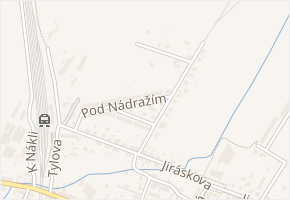 Pod Nádražím v obci Heřmanův Městec - mapa ulice