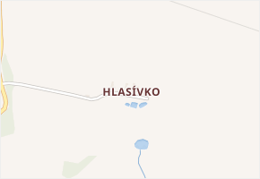 Hlasívko v obci Hlasivo - mapa části obce