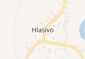 Hlasivo v obci Hlasivo - mapa části obce