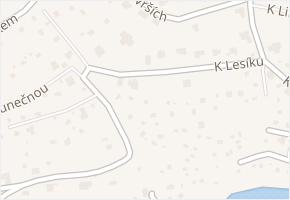 K Černé Skále v obci Hlásná Třebaň - mapa ulice