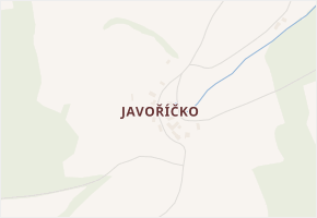 Javoříčko v obci Hlavňovice - mapa části obce