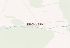 Puchverk v obci Hlavňovice - mapa části obce