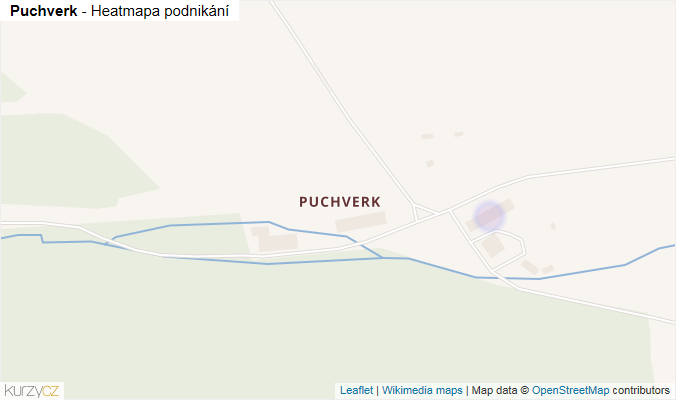Mapa Puchverk - Firmy v části obce.