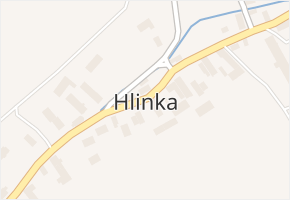 Hlinka v obci Hlinka - mapa části obce