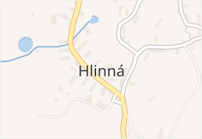 Hlinná v obci Hlinná - mapa části obce