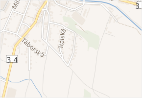 Anglická v obci Hlinsko - mapa ulice