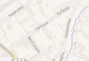 Fűgnerova v obci Hlinsko - mapa ulice
