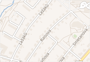 Raisova v obci Hlinsko - mapa ulice