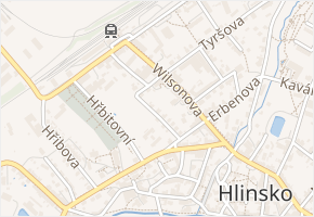 Straněnská v obci Hlinsko - mapa ulice