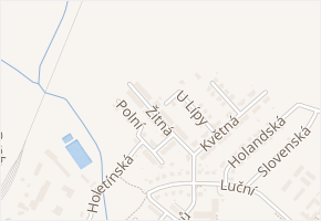 Žitná v obci Hlinsko - mapa ulice