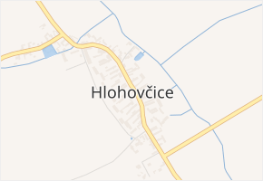 Hlohovčice v obci Hlohovčice - mapa části obce
