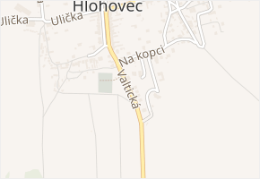 Valtická v obci Hlohovec - mapa ulice