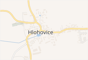 Hlohovice v obci Hlohovice - mapa části obce