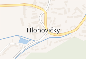 Hlohovičky v obci Hlohovice - mapa části obce