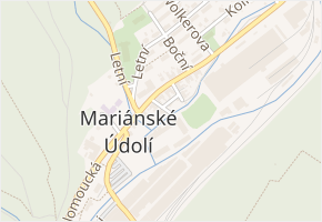 Příční v obci Hlubočky - mapa ulice