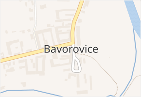Bavorovice v obci Hluboká nad Vltavou - mapa části obce