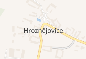Hroznějovice v obci Hluboká nad Vltavou - mapa části obce