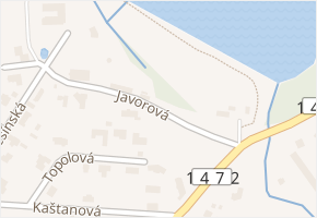 Křesín v obci Hluboká nad Vltavou - mapa ulice