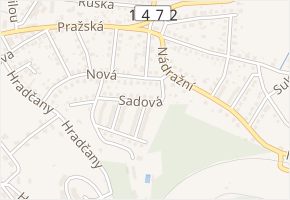 Polní v obci Hluboká nad Vltavou - mapa ulice