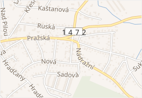 Revoluční v obci Hluboká nad Vltavou - mapa ulice