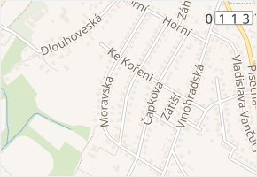 Antonína Dvořáka v obci Hlučín - mapa ulice