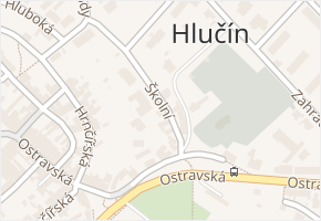 Školní v obci Hlučín - mapa ulice