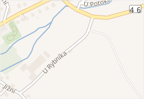 U Rybníka v obci Hněvošice - mapa ulice