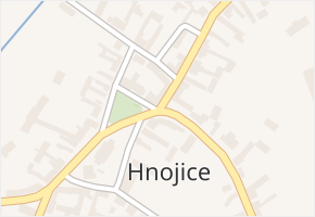 Hnojice v obci Hnojice - mapa části obce