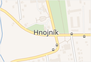 Hnojník v obci Hnojník - mapa části obce