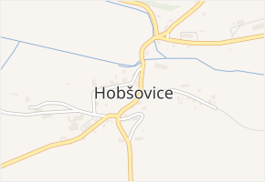 Hobšovice v obci Hobšovice - mapa části obce