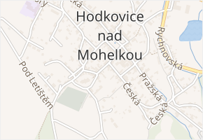 Koněvova v obci Hodkovice nad Mohelkou - mapa ulice