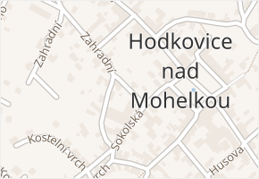 Krátká v obci Hodkovice nad Mohelkou - mapa ulice