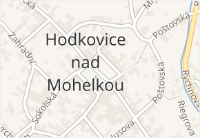 Liberecká v obci Hodkovice nad Mohelkou - mapa ulice