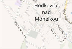 Sokolská v obci Hodkovice nad Mohelkou - mapa ulice
