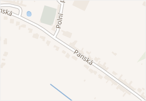 Panská v obci Hodonice - mapa ulice