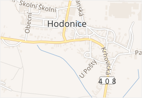 Tasovická v obci Hodonice - mapa ulice