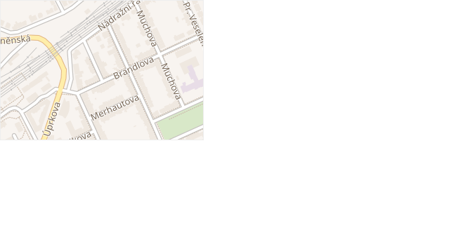 Mrštíkova v obci Hodonín - mapa ulice