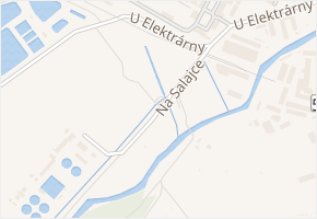 Na Salajce v obci Hodonín - mapa ulice