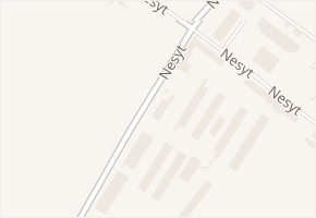 Nesyt v obci Hodonín - mapa ulice