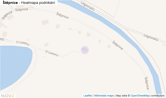 Mapa Štěpnice - Firmy v ulici.