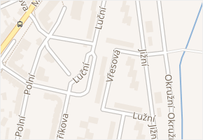 Vřesová v obci Hodonín - mapa ulice