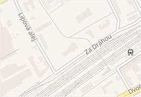 Za Dráhou v obci Hodonín - mapa ulice