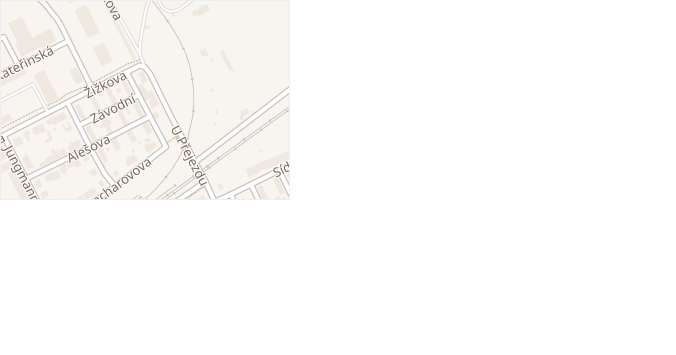 Zámečnická v obci Hodonín - mapa ulice