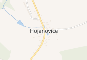 Hojanovice v obci Hojanovice - mapa části obce