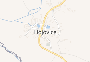 Hojovice v obci Hojovice - mapa části obce