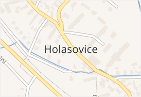 Holasovice v obci Holasovice - mapa části obce