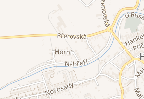 Dělnická v obci Holešov - mapa ulice