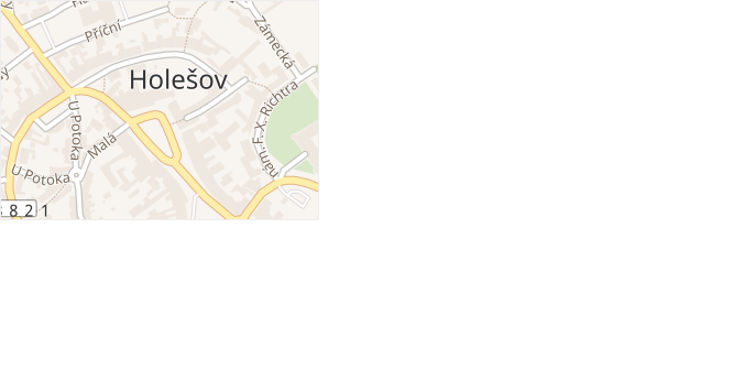 Drásalova v obci Holešov - mapa ulice