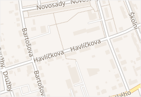 Havlíčkova v obci Holešov - mapa ulice